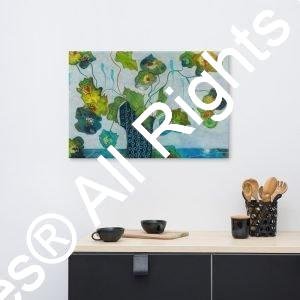 Blue Magic Printed Canvas: Winner of the Art Lives Here 2021 Contest