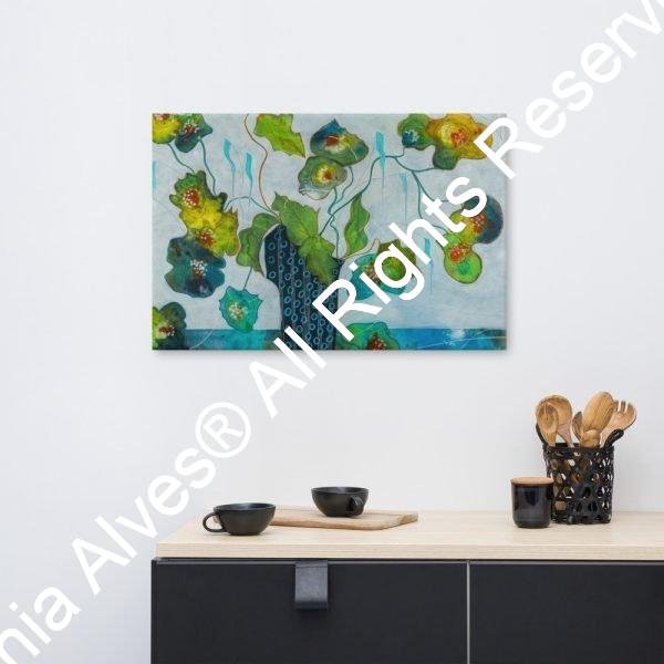 Blue Magic Printed Canvas: Winner of the Art Lives Here 2021 Contest