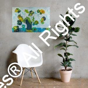 Blue Magic Poster - Winner of the 2021 Art Lives Here Contest