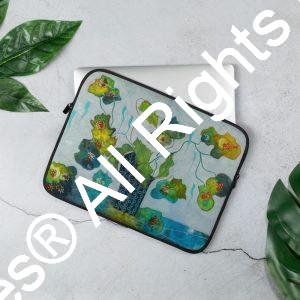 Blue Magic Laptop Sleeve - Winner of the 2021 Art Lives Here contest