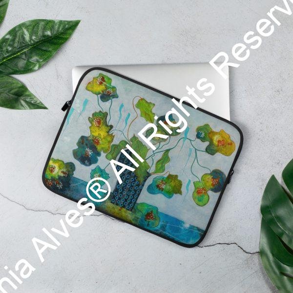 Blue Magic Laptop Sleeve - Winner of the 2021 Art Lives Here contest