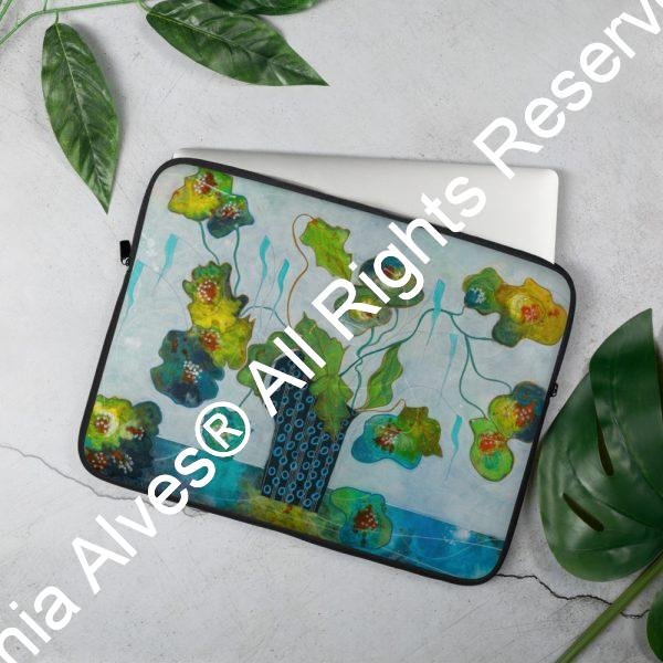 Blue Magic Laptop Sleeve - Winner of the 2021 Art Lives Here contest - Image 2